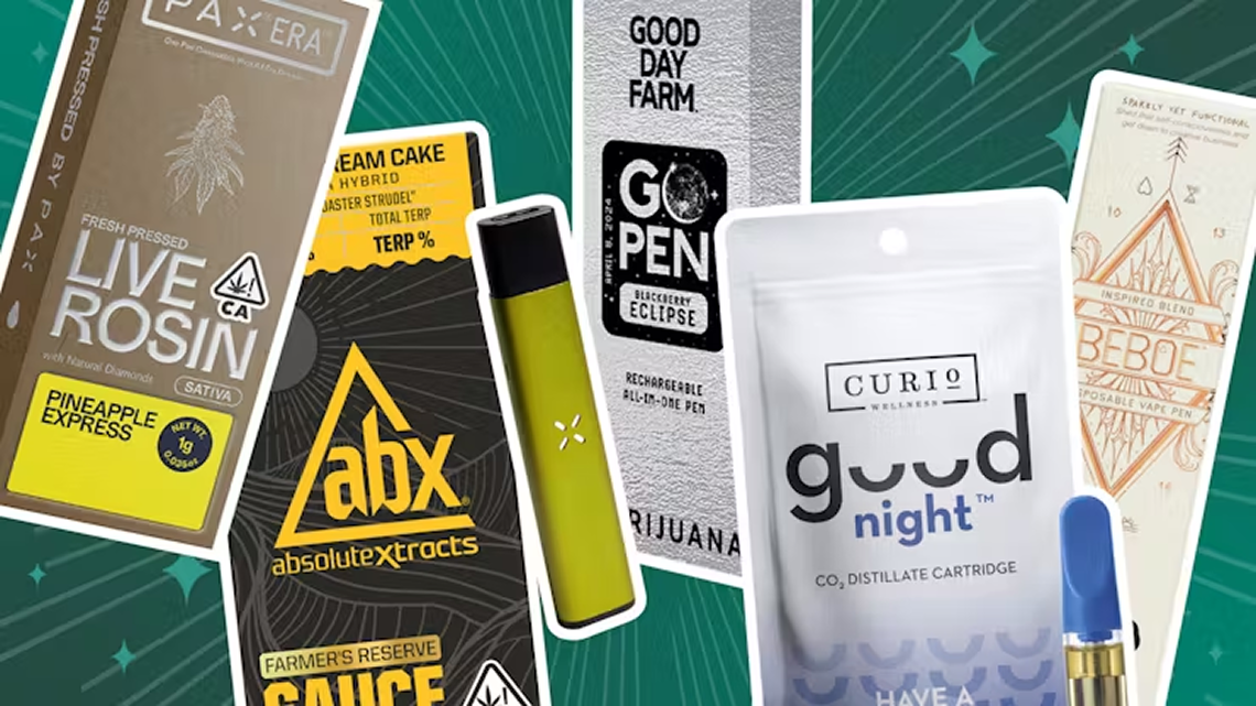 featured THC cartridges and disposable pens